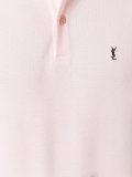 striped trim polo shirt