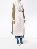 Quilted Cotton and Satin Coat 