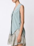 lace-up tank top