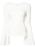 flared sleeves blouse