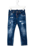 distressed jeans