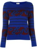 flower intarsia jumper 