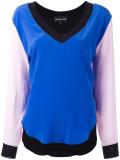 colour block blouse