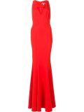 v-neck gown 
