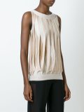 panelled knit top