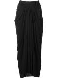 gathered ruffled skirt