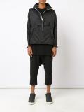 zipped collar jacket