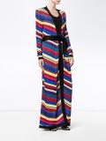 chevron long cardigan
