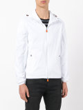 hooded windbreaker jacket 