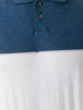 contrast panel polo top