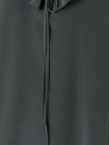 'CDC' picot ruffle blouse