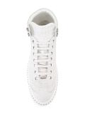 Argyle hi-top sneakers
