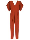 v-neck jumpsuit