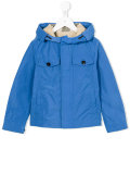 hooded raincoat 