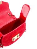 mini fringed round tote