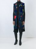 sleeveless hooded coat