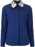 embellished collar shirt