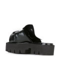 flat bow platform sandals