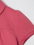 ruched detail polo shirt