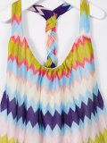 zigzag patterned top