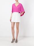 v-neck cropped blouse 