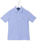 logo embroidered polo shirt