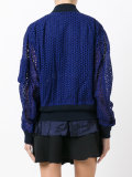 broderie bomber jacket