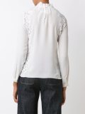 lace inserts blouse 