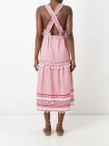 zigzag tassel detail dress
