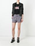 fringed trim shorts 