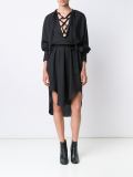 lace-up neck tunic