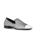 glitter embellished slippers