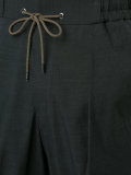 drawstring striped pants 