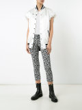 'Biker Boy' leopard jeans