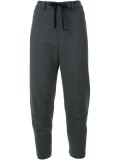 drawstring dart knee pants