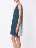 two-tone denim dress