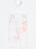 watercolour flora print leggings