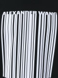 barcode print T-shirt