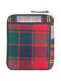 patchwork zip around wallet