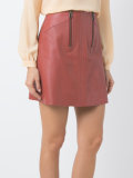leather skirt