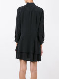 layered shirt dress