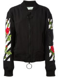 roses logo bomber jacket 