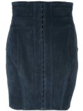 ribbed detail skirt