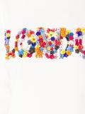 flower applique sweatshirt