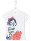 girl print T-shirt