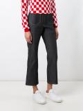 flared cropped jeans