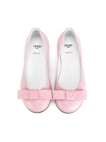 logo bow front ballerinas