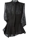 diagonal drape top