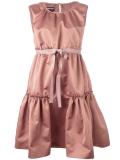 tiered gathered dress