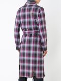 burn effect trench coat